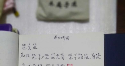 给大家分享一下最近师父扒的谱子 《半山听雨》